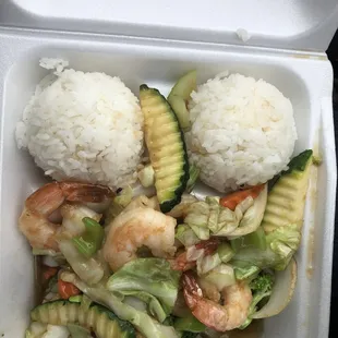 Butterfly Shrimp Teriyaki