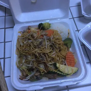 Chicken Yakisoba