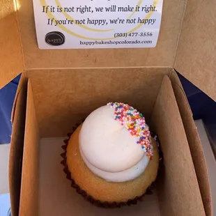 Jumbo Vanilla Cupcake