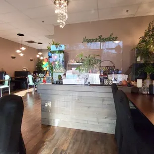 Interior where you order