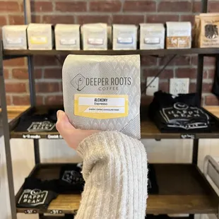 We proudly serve Deeper Roots coffee!