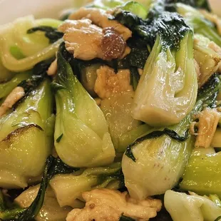 Bok choy w/ chicken