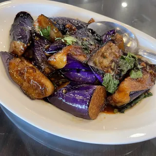 Spicy Eggplant in Hot Garlic Sauce