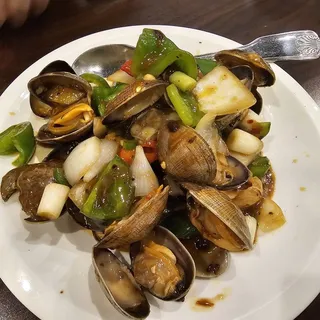 Pan-Fried Clams with Black Bean Sauce