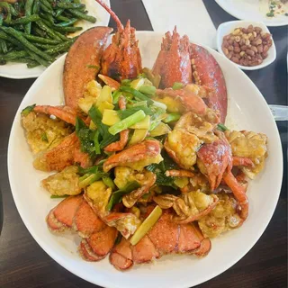Lobster with Ginger&Scallion (3Lbs)