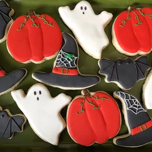 Halloween sugar cookies