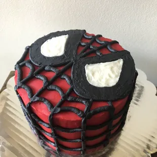 Spider-Man smash cake!