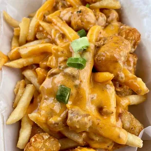 Chorizo Gravy Tots