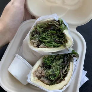 Chimichurri Steak Wrap