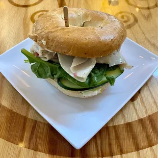 Turkey Breakfast Bagel