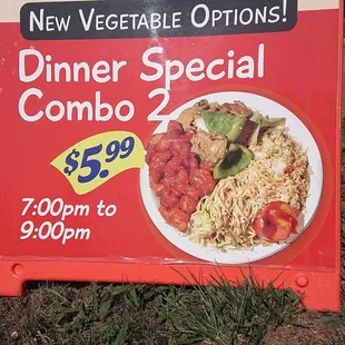 Daily Dinner Special