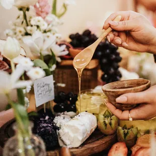 Honey and Goat Cheese, amazing.