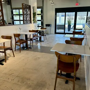 the inside of a coffee shop