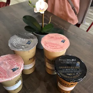 Brown Sugar Milk Tea Thai Tea Honey milk tea