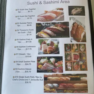 updated menu