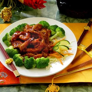 General's Chicken happy Buddha