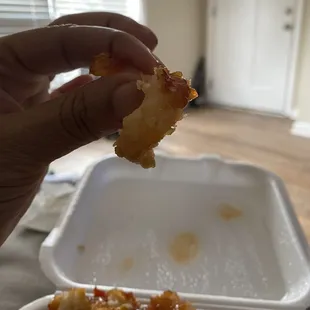 Supposed shrimp