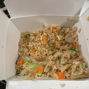 Vegetable fried rice