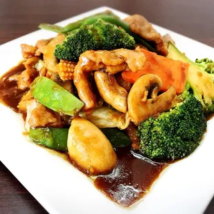 Vegetable pork