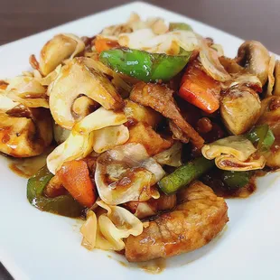 Hot twice pork