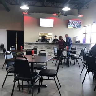 Main Counter and part of dining area
