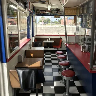 interior, sushi and sashimi