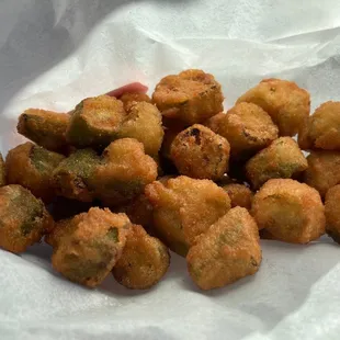 Fried okra