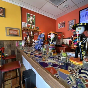 Cute restaurant atmosphere inside