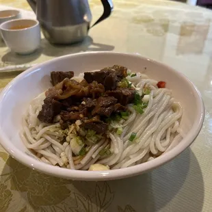 Beef Brisket Rice Noodles (Meefun)