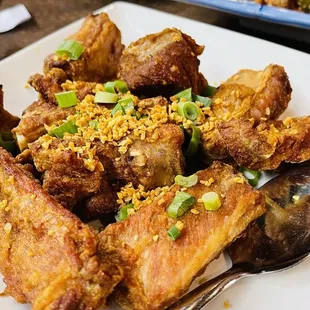 Pork Deep Fried Garlic Spare Ribs