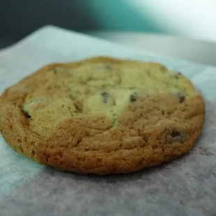 a chocolate chip cookie
