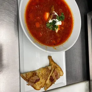 Borsht Soup. A Eurasian delicacy