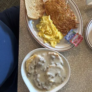 Biscuits and gravy