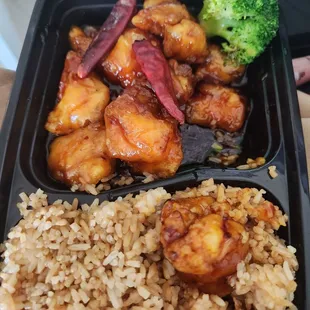 General tso lunch size