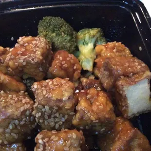 Monk 's Szechuan " Chicken