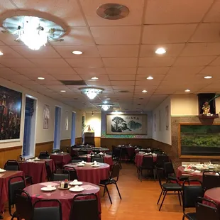 simple interior - nothing fancy but good food