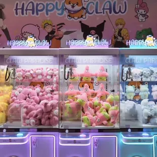 Claw machines