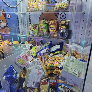 Ramen and chips prizes