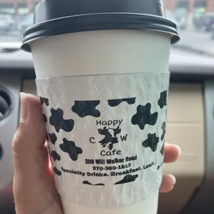 Small chai latte