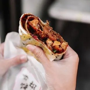 Roasted duck jianbing