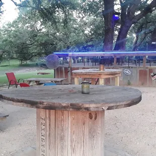 Giant outdoor patio and courtyard