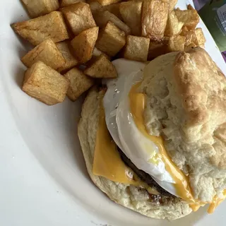 Biscuit with Sausage