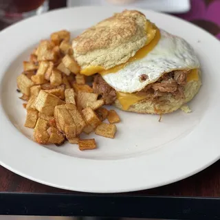 Biscuit with Pulled Pork