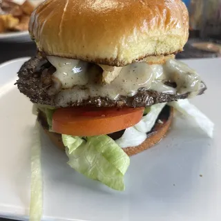 Mushroom Swiss Burger