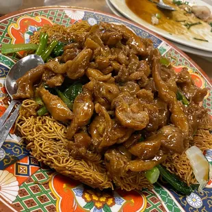 Chicken Cake Noodle