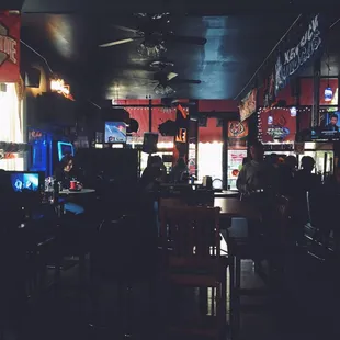 people sitting at the bar