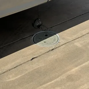 Sewer cap left off