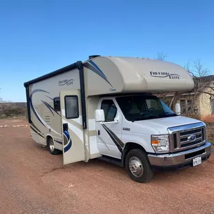 The RV and the crew!