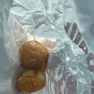 Hair in donut