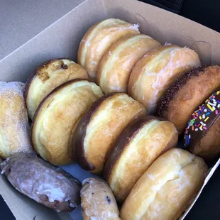 Variety of a donuts